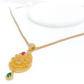 paisley-accented-22k-gold-cz-vintage-pendant