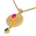 radiant-oval-striped-22k-gold-cz-pendant