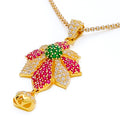 impressive-alternating-flower-22k-gold-cz-pendant