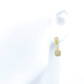 Graceful Geometric 18K Gold + Diamond Earrings