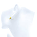 Glistening Floral Halo 18K Gold + Diamond Earrings