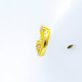 Glistening Floral Halo 18K Gold + Diamond Earrings