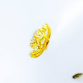 Elevated Flower 18K Gold + Diamond Earrings
