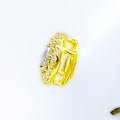 Bright Cluster Oval 18K Gold + Diamond Earrings