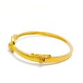attractive-striped-paisley-22k-gold-bangle-bracelet
