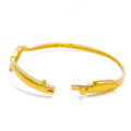 stunning-striped-leaf-22k-gold-bangle-bracelet