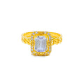 accented-shimmering-22k-gold-cz-ring-w-solitaire-stone