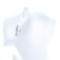 Dazzling Versatile 18K White Gold + Diamond Earrings