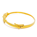 evergreen-floral-motif-22k-gold-bangle-bracelet