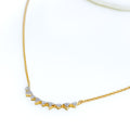 Special Sparkling 18k Gold + Diamond Necklace 