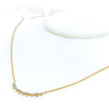 Special Sparkling 18k Gold + Diamond Necklace 
