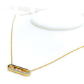 Classic Dazzling 18k Gold + Diamond Necklace 