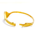 majestic-concave-leaf-22k-gold-bangle-bracelet