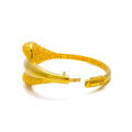 Contour Captivating 22k Gold Shiny Bangle Bracelet 