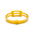 Classic Alluring 22k Gold Upscale Bangle Bracelet 