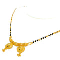 Traditional Fine Beaded 22k Gold Thali Mangal Sutra