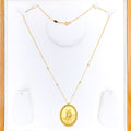Beautiful Stylish 21k Gold Coin Necklace 