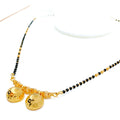 Dazzling Wavy Dot 22k Gold Thali Mangal Sutra