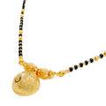 Elegant Floral 22k Gold Thali Mangal Sutra