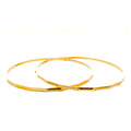 Radiant Classic Dotted 22k Gold Bangle Pair 