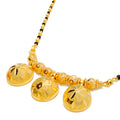 Extravagant 22k Gold Trio Thali Mangal Sutra