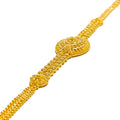 Classic Radiant Marquise 22k Gold Bracelet 