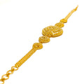 Captivating Regal 22k Gold Poised Bracelet