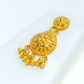 Impeccable Golden Drop 22k Gold Pendant Set 