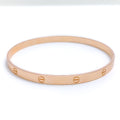 Mod Vibrant 22k Rose Gold Bangle - 2.4