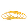 stunning-textured-22k-gold-bangles