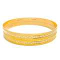 Delightful Dotted 22k Gold Bangle Pair