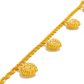 polished-ornamental-22k-gold-charm-bracelet