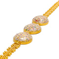 Posh Multi-Colored 22k Gold Meenakari Bracelet 