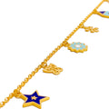 colorful-charm-21k-star-bracelet