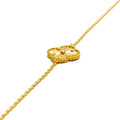 bold-clover-21k-gold-bracelet