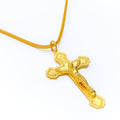 Iconic 22k Gold Cross Pendant