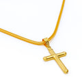 Everyday 22k Gold Cross Pendant