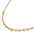 Luxurious Dapper 22k Gold Long Pearl Necklace - 26"