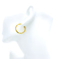 Radiant Dressy 22k Gold Bali Earrings 
