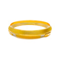 Exclusive Two-Tone Men's 22k Gold Bangle