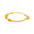 Stunning Disco Orb 22k Gold Bangle Bracelet 