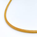 Round Fine Beaded 18K Gold Chain - 19"