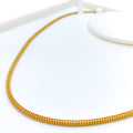Round Fine Beaded 18K Gold Chain - 19"