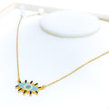 chic-trendy-21k-gold-cz-necklace