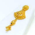 Elegant Fanned 22k Gold Necklace Set