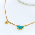 charming-heart-21k-gold-cz-necklace