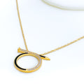 graceful-posh-21k-gold-cz-necklace