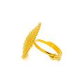 Impressive Eclectic Beaded 22k Gold Statement Ring