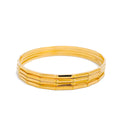 22k-gold-Dotted Smooth Satin Finish Bangles