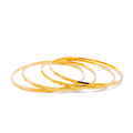 22k-gold-Dotted Smooth Satin Finish Bangles